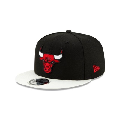 Chicago Bulls Gorra | New Era NBA Visor Flare 9fifty Snapback Cap Mexico - Negros